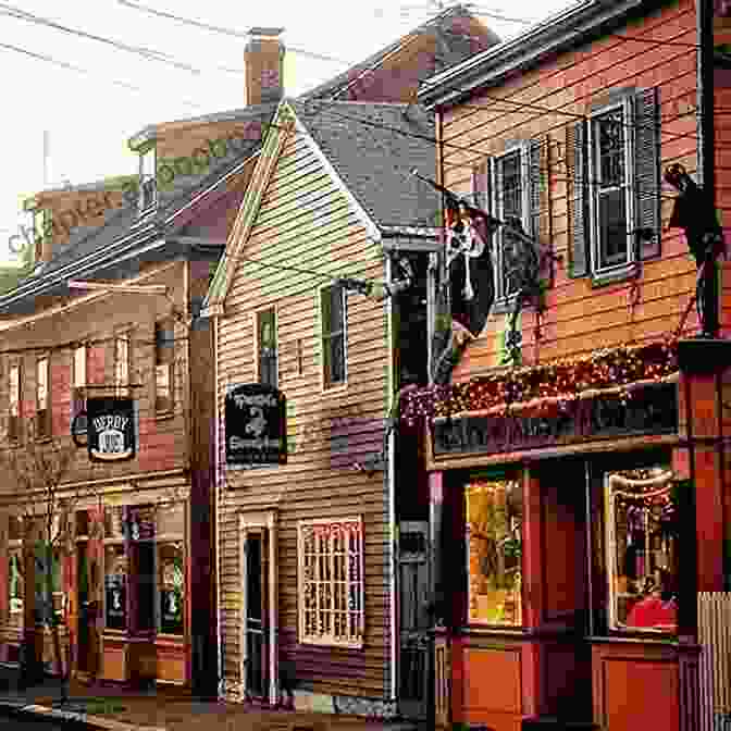 A Cobblestone Street In Salem, Massachusetts, Lined With Historic Buildings. The Fright Black Cat Vol 28 A Salem Massachusetts Mini Mystery