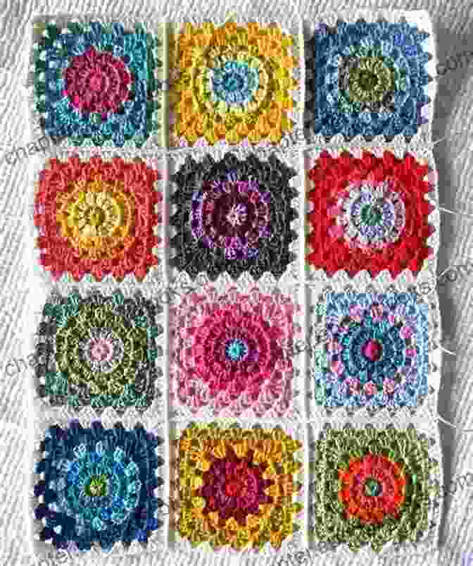 A Collection Of Granny Square Afghan Patterns From The Book Grannies In Bloom: 6 Afghans Using Granny Motifs (Crochet)