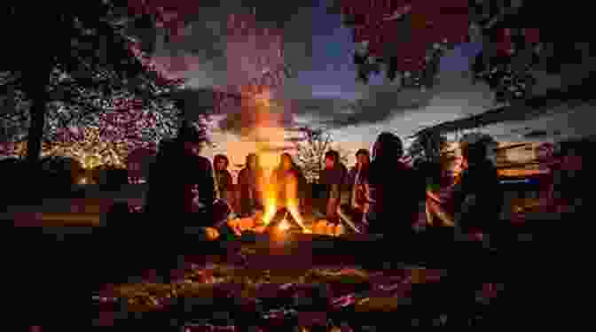 A Group Of Dakota Storytellers Gathered Around A Fire, Sharing Stories And Laughter Voices From Pejuhutazizi: Dakota Stories And Storytellers