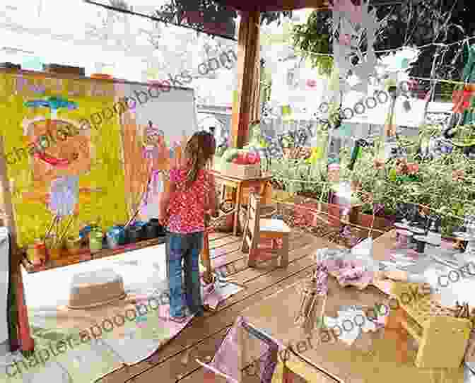 A Living Room Transformed Into An Art Space, With Children Painting, Drawing, And Building Nurturing Young Innovators: Cultivating Creativity In The Classroom Home And Community