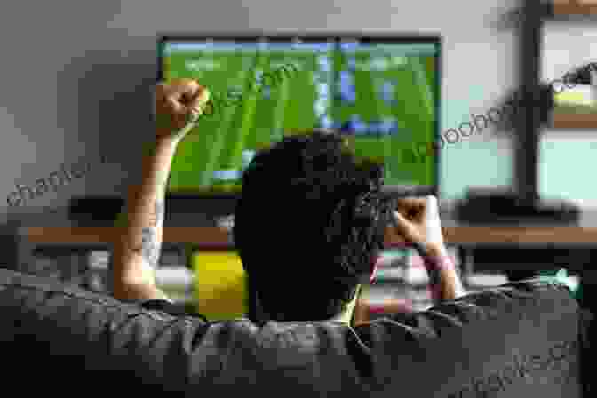 A Man Watching An NFL Game On A Laptop And Placing Live Bets. Making Profitable Online Wagers 2024: Case Studies Based On Investing In NFL Betting