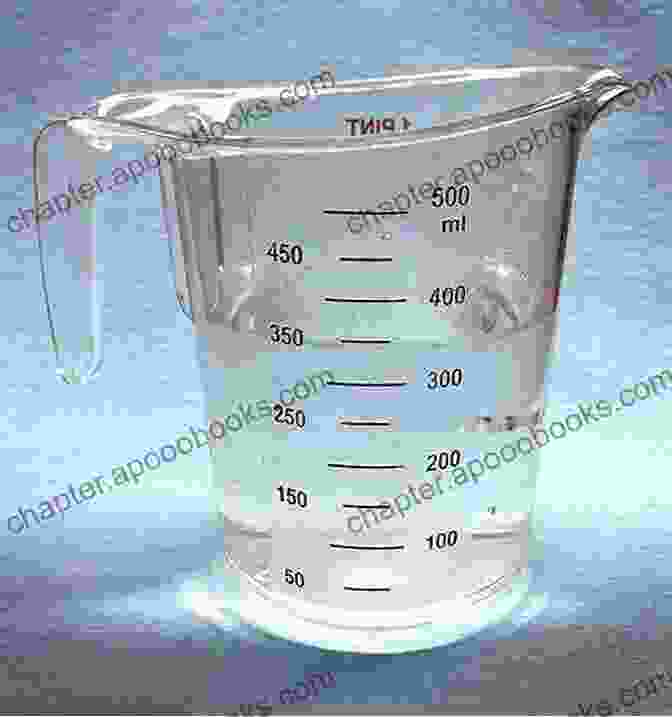 A Measuring Cup Filled With Water, Representing Balance And Harmony A Measuring Cup Of Balances