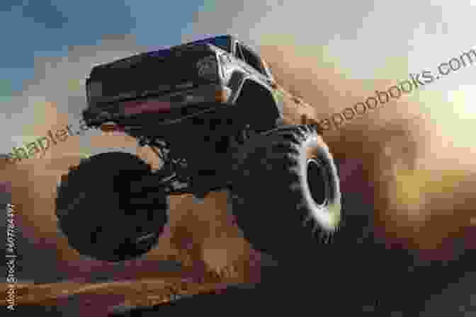 A Monster Truck Soaring Through The Air, Capturing The Thrill And Excitement Of This Exhilarating Sport. Monster Trucks (Hobbies 1) Samantha Cotterill