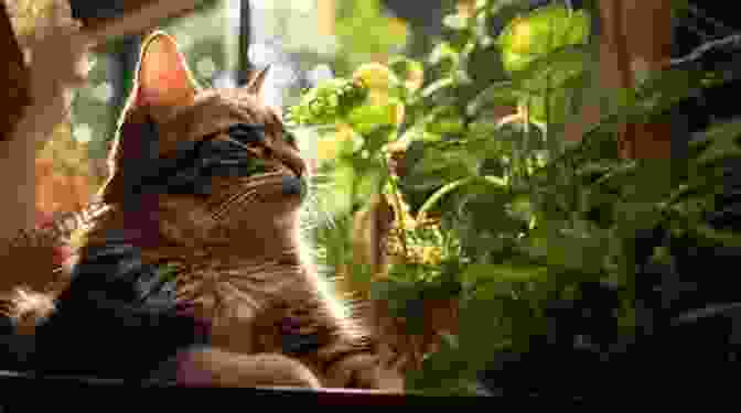 A Serene Cat Amidst A Lush Forest Confessions Of An Angel Cat