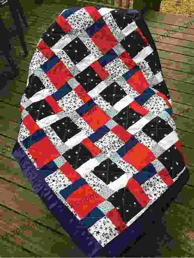 A Vibrant Quilt Featuring A Patchwork Of Red, White, And Blue Fabrics, Capturing The Spirit Of The American Flag Oh Glory : 11 Quilt Projects To Salute The Stars And Stripes