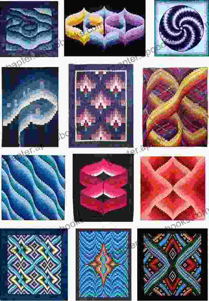 A Vibrant Tapestry Of Bargello Needlepoint, Showcasing The Technique's Rich Colors And Intricate Patterns The Of Bargello Needlepoint: Basic Knowledge And Technique To Get Familar With Bargello Needlepoint