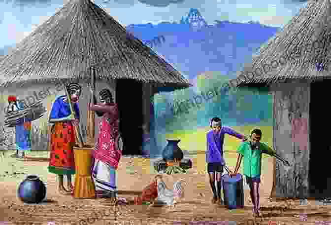 A Vibrant Village Scene On The Banks Of The Congo River, Depicting African Villagers Engaged In Daily Life. Sanders Of The River (Mint Editions Short Story Collections And Anthologies)