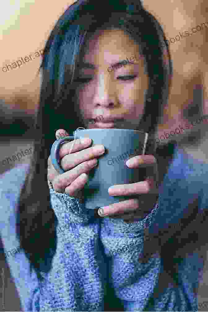 A Woman Holding A Cup Of Tea, Surrounded By Candles And Crystals, Representing The Importance Of Self Care For Empaths. Empath: Developing Wisdom Lisa Shea