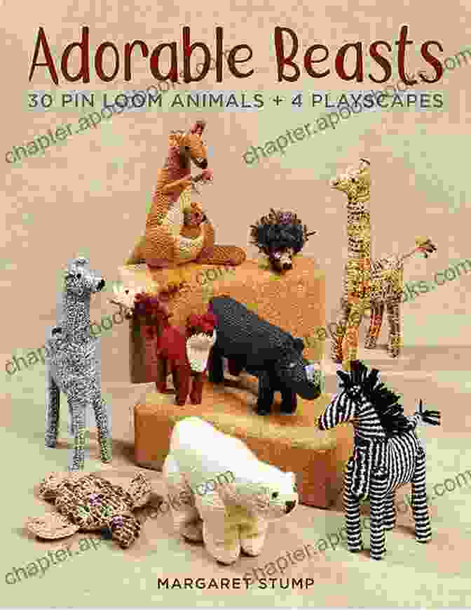 Adorable Beasts 30 Pin Loom Animals Playscapes Book Cover Adorable Beasts: 30 Pin Loom Animals + 4 Playscapes