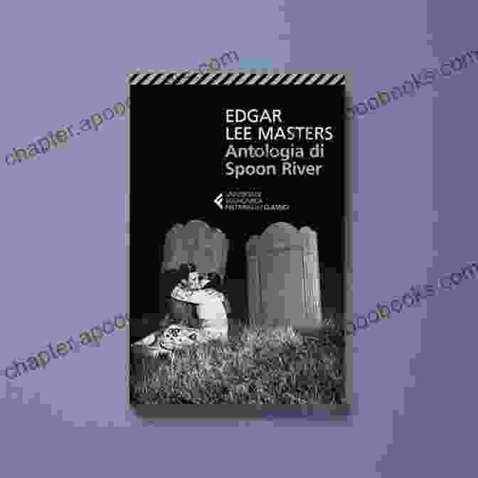 Album Cover For Spoon River Song Album, Featuring A Silhouette Of Edgar Lee Masters Against A Backdrop Of A Small Town Spoon River Song Album (Classic Broadway Shows): For Piano/Vocal/Chords