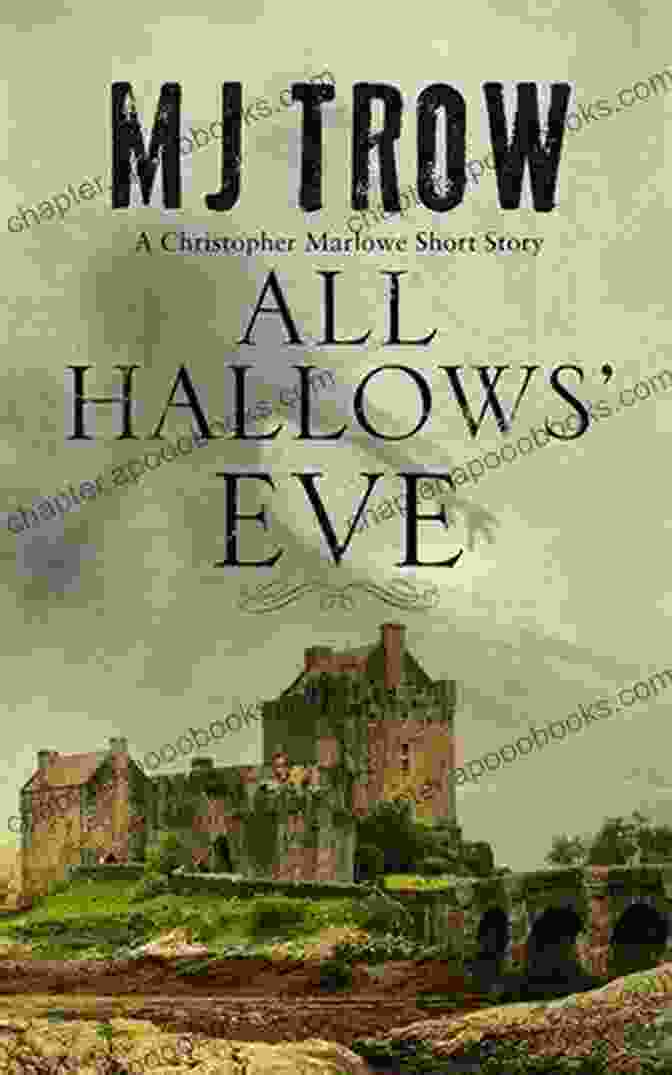 All Hallow Eve Trow Book Cover With An Eerie Night Sky And A Silhouette Of A Man Holding A Lantern All Hallow S Eve M J Trow