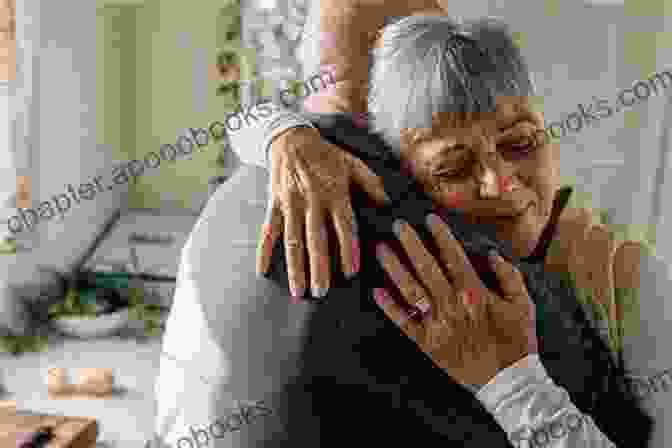 An Elderly Couple Embracing Each Other, Their Eyes Closed In A Moment Of Pure Love And Affection. Dancing Lessons: A Short Story Romance About Battling Alzheimer S