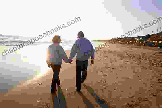 An Elderly Couple Walking Hand In Hand Along The Beach, Their Expressions Filled With Warmth And Love. Dancing Lessons: A Short Story Romance About Battling Alzheimer S