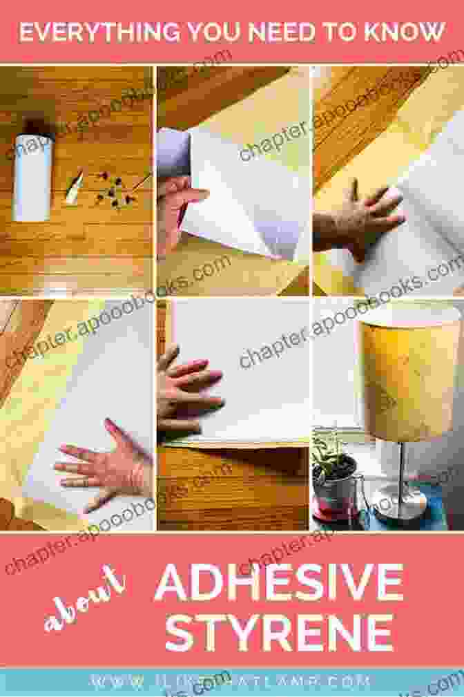 Applying Adhesive To The Lampshade Frame How To Re Cover A Lampshade