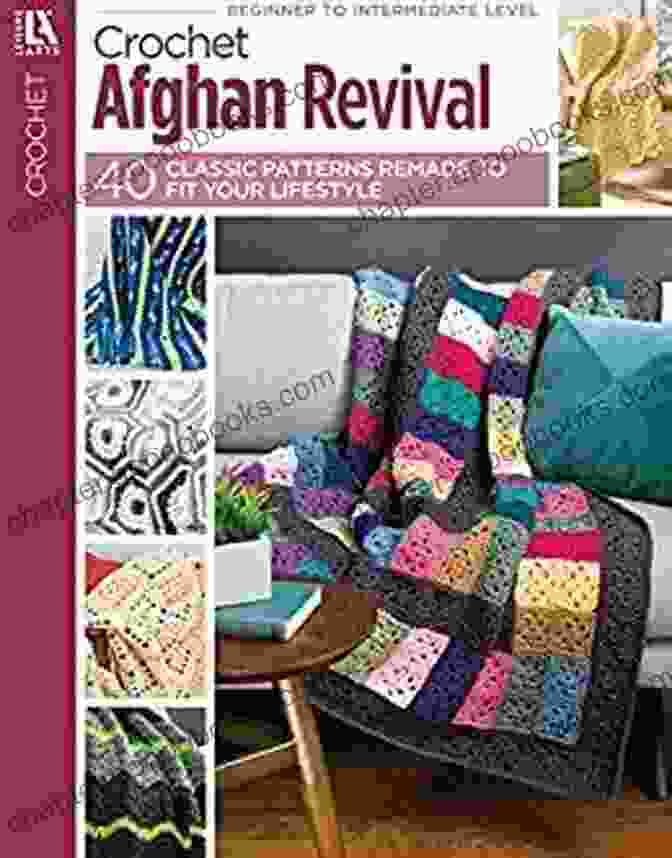 Book Cover Of Crochet Afghan Revival: 40 Classic Patterns Remade To Fit Your Style