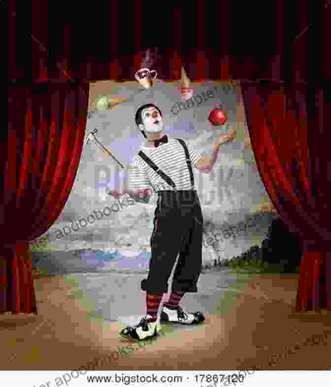 Clown Performing On Stage, Engaging With The Audience With A Combination Of Physical Comedy And Witty Banter. Clowning Around (Clown 1)