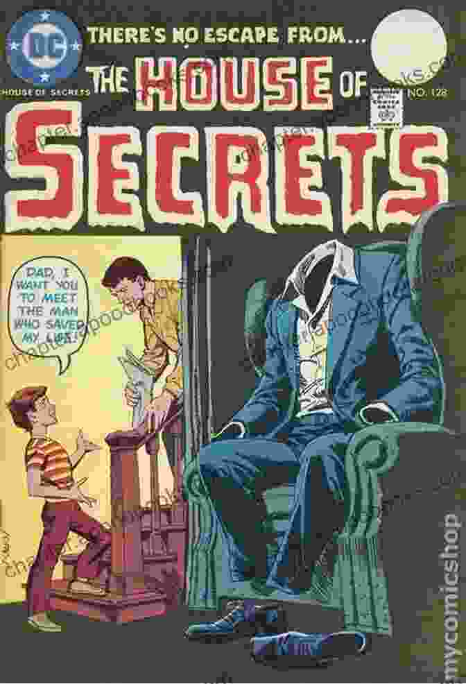 Cover Of House Of Secrets 1956 1978 128 List Book, Featuring A Haunted House With Glowing Windows And A Shadowy Figure In The Foreground. House Of Secrets (1956 1978) #128 List