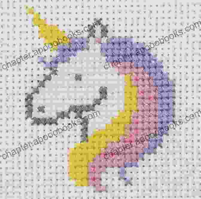 Finished Unicorn Cross Stitch Framed In A White Frame Kawaii Unicorns Counted Cross Stitch Patterns For Adult Beginners And Kids: 10 Fun Pastel Nursery Prints For Baby S Room Decor Boy Or Girl Gender Neutral