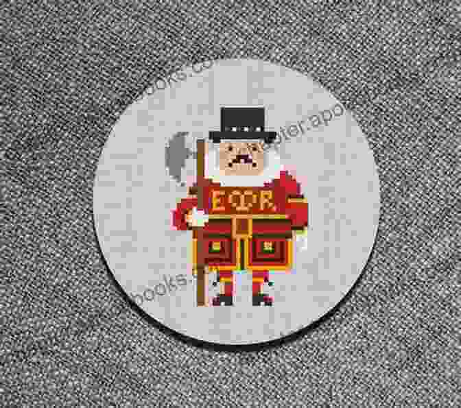 Image Of A Completed Beefeater Cross Stitch Cross Stitch Pattern Beefeater Lesley Stanfield