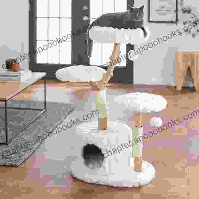 Image Of A Modern Cat Tree And Plush Toys Hitched (Happy Cat 3) Lili Valente