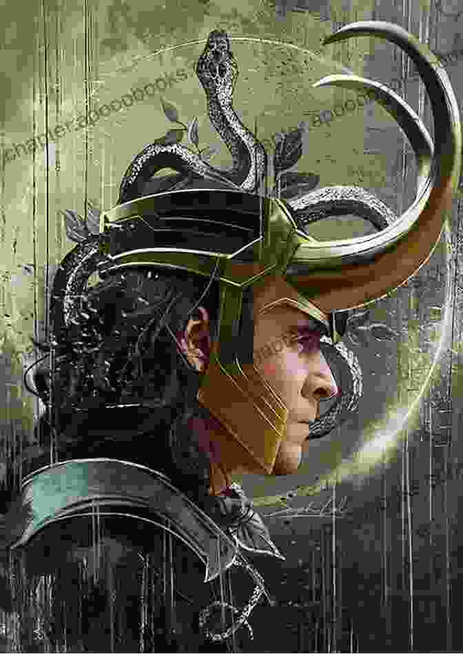 Intriguing Illustration Of Loki With Glowing Green Eyes Loki: Where Mischief Lies Mackenzi Lee