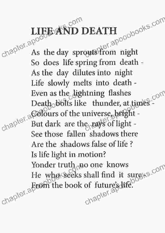 Poems Of Life And Death, An Anthology Of Poetry Exploring Life And Death Poems Of Life And Death