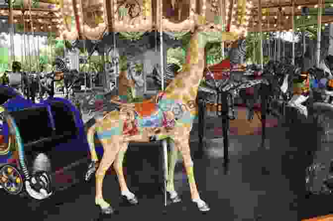 Rosalinda Alameda Stands In Front Of A Colorful Carousel In A Zoo, Surrounded By Curious Animals. The Sparkling Sparrow: A Rosalinda Alameda Mystery (a Cozy Zoo Short Story 2)