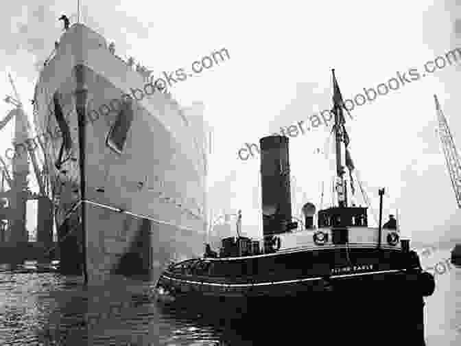 Shipbuilders Working On The Queen Elizabeth Great Atlantic Liners Of The Twentieth Century In Color