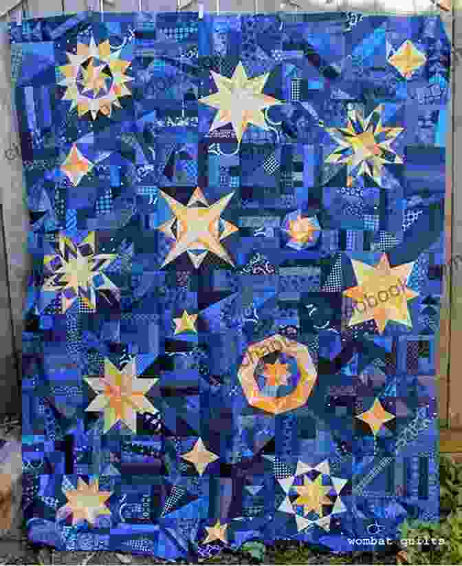 Starry Night Spectacular Quilt Pattern Featuring A Constellation Of Twinkling Stars Stashtastic : 12 Patterns For Fat Quarter Quilts