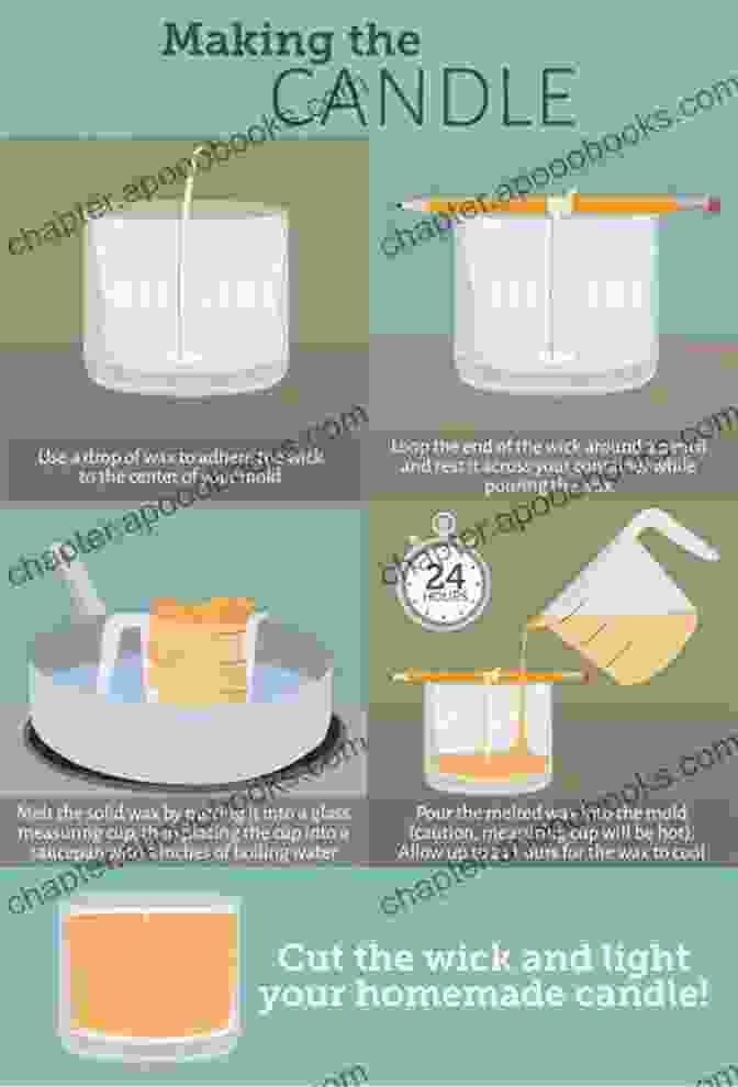 Step By Step Process Of Candle Making, From Wax Preparation To Wicking And Pouring SOAP MAKING CANDLE MAKING DUMMIES GUIDE: Step By Step Guide To Soap Candle Making