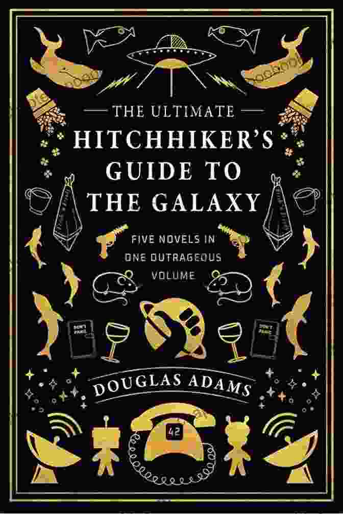 The Hitchhiker's Guide To The Galaxy Book Cover Galaxy Cruise: The Maiden Voyage: A Funny Science Fiction Comedy