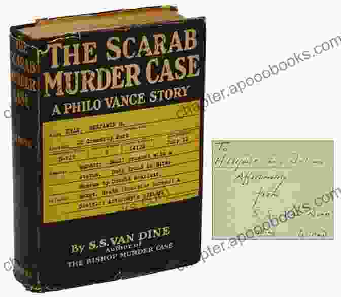 The Scarab Murder Case Book Cover Featuring Philo Vance The Scarab Murder Case (Philo Vance 5)