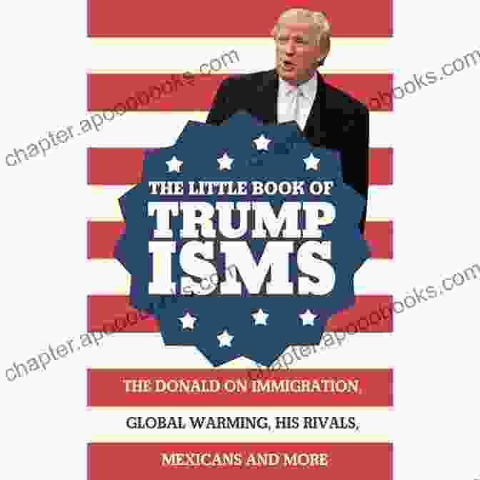 Trumpisms Book Cover Featuring A Photo Of Donald Trump With A Red And White Background Trumpisms Marc Frank