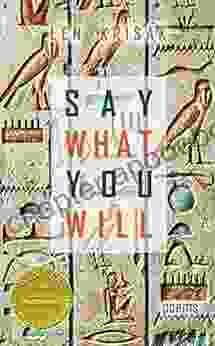 Say What You Will (Able Muse Award For Poetry)